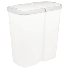 vidaXL Garbage Bin White 48.5 x 28 x 51 cm PP 2