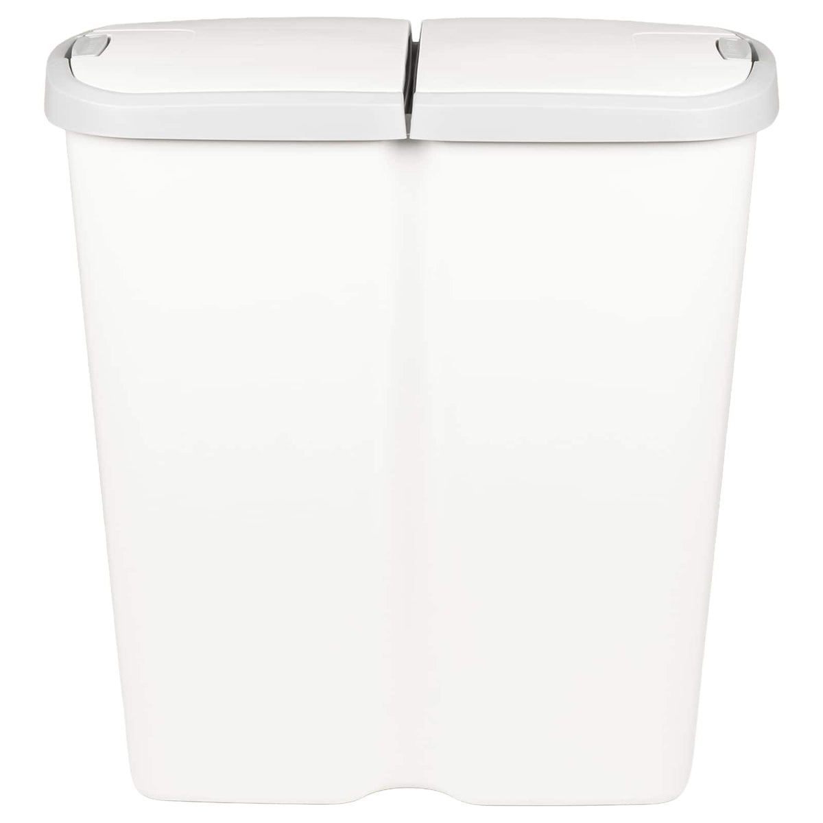 vidaXL Garbage Bin White 48.5 x 28 x 51 cm PP 4