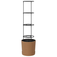 vidaXL Tomato Grower Naturo ECO Ø 39 x 139 cm WPC 2