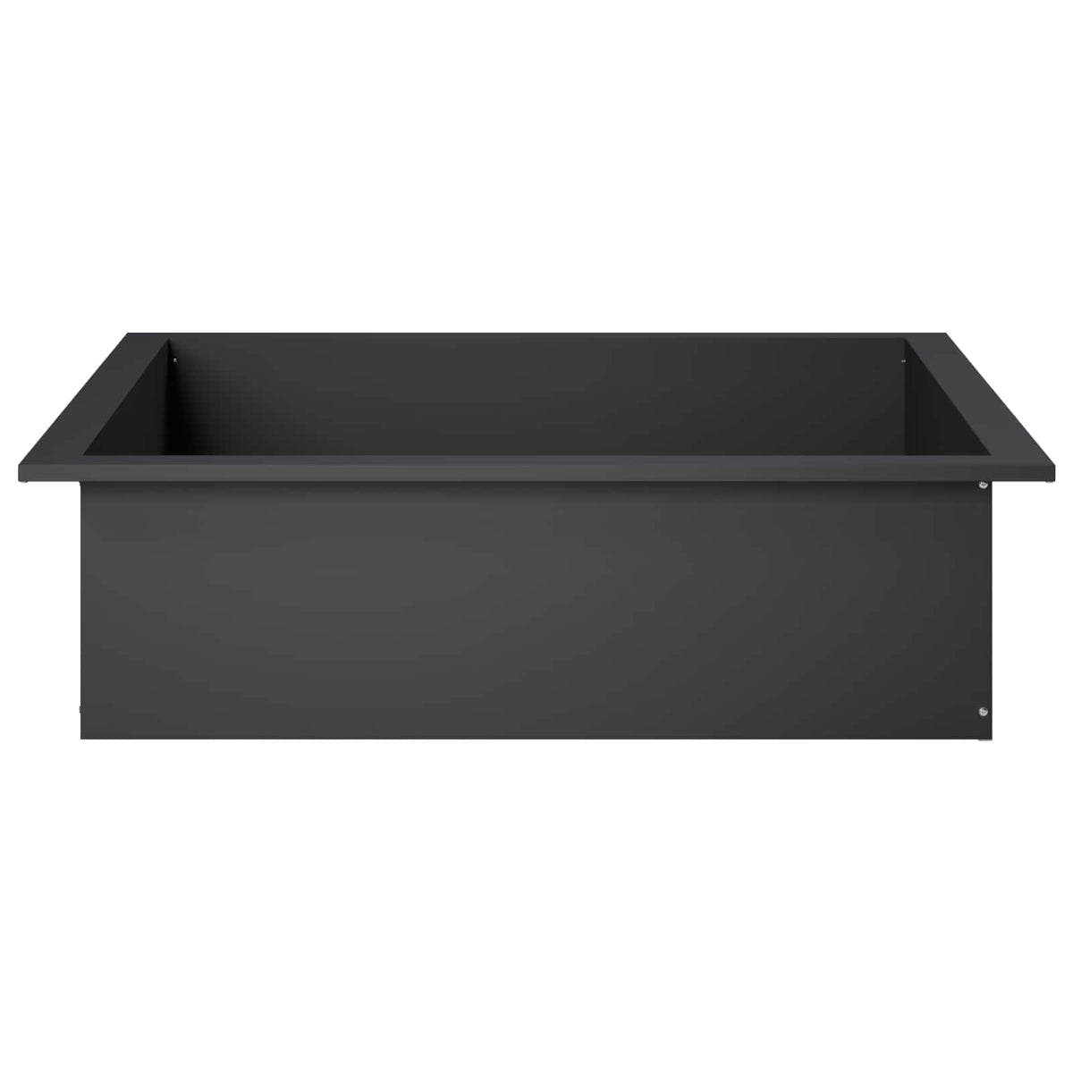 Fire Pit Ring Black 90 cm 90 cm Steel