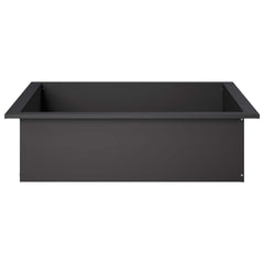 Fire Pit Ring Black 90 cm 90 cm Steel