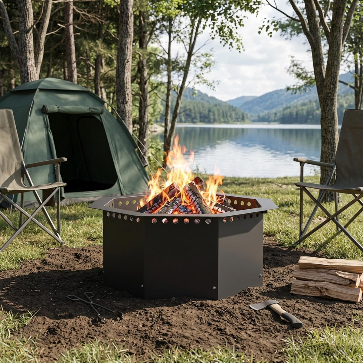 Fire Pit Ring Rusty
