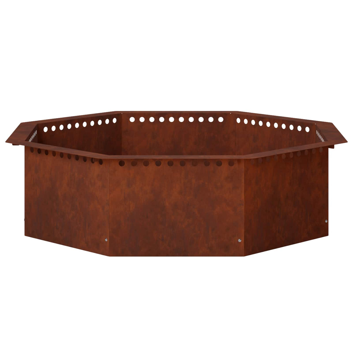 Fire Pit Ring Rusty Weathering Steel, image 5