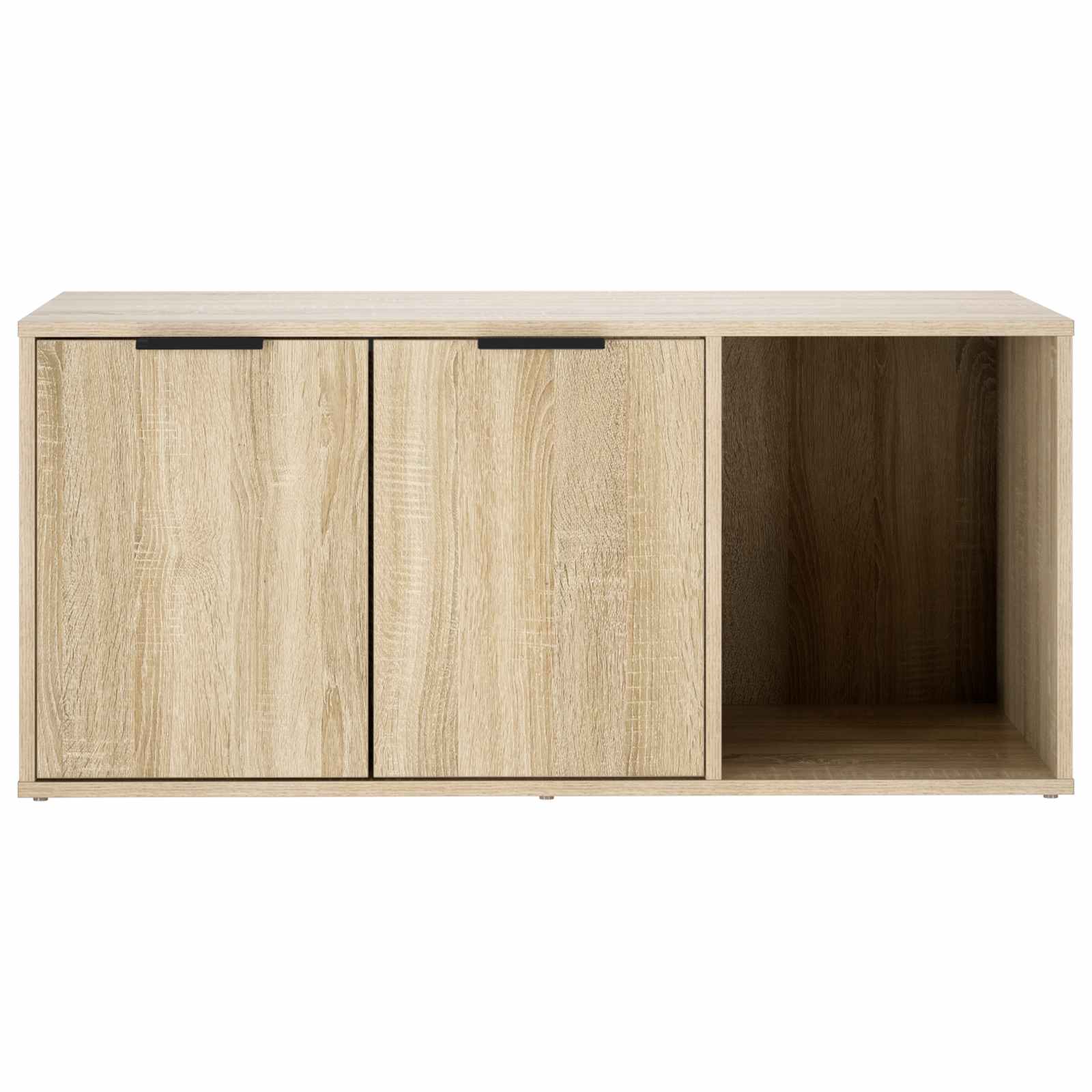 vidaXL Cat Crate Furniture Sonoma Oak 100 x 49 x 45 cm Engineered Wood 6