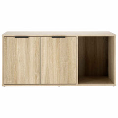 vidaXL Cat Crate Furniture Sonoma Oak 100 x 49 x 45 cm Engineered Wood 6