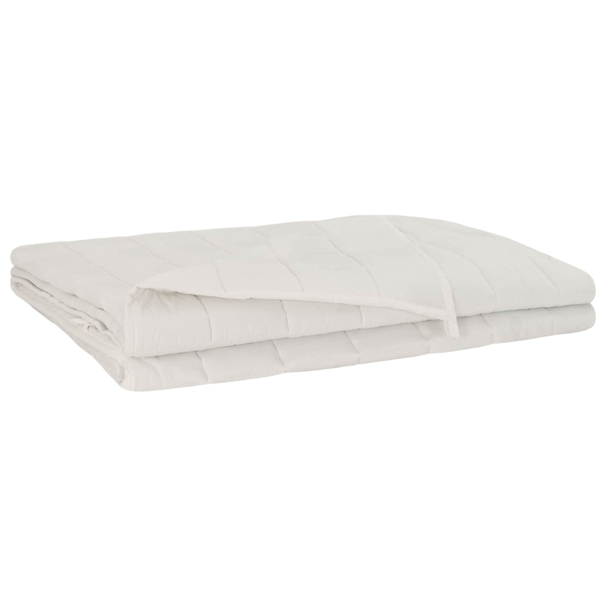 Weighted Blanket Fabric White 11 kg 155 cm 220 cm