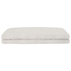 Weighted Blanket Fabric White 11 kg 155 cm 220 cm
