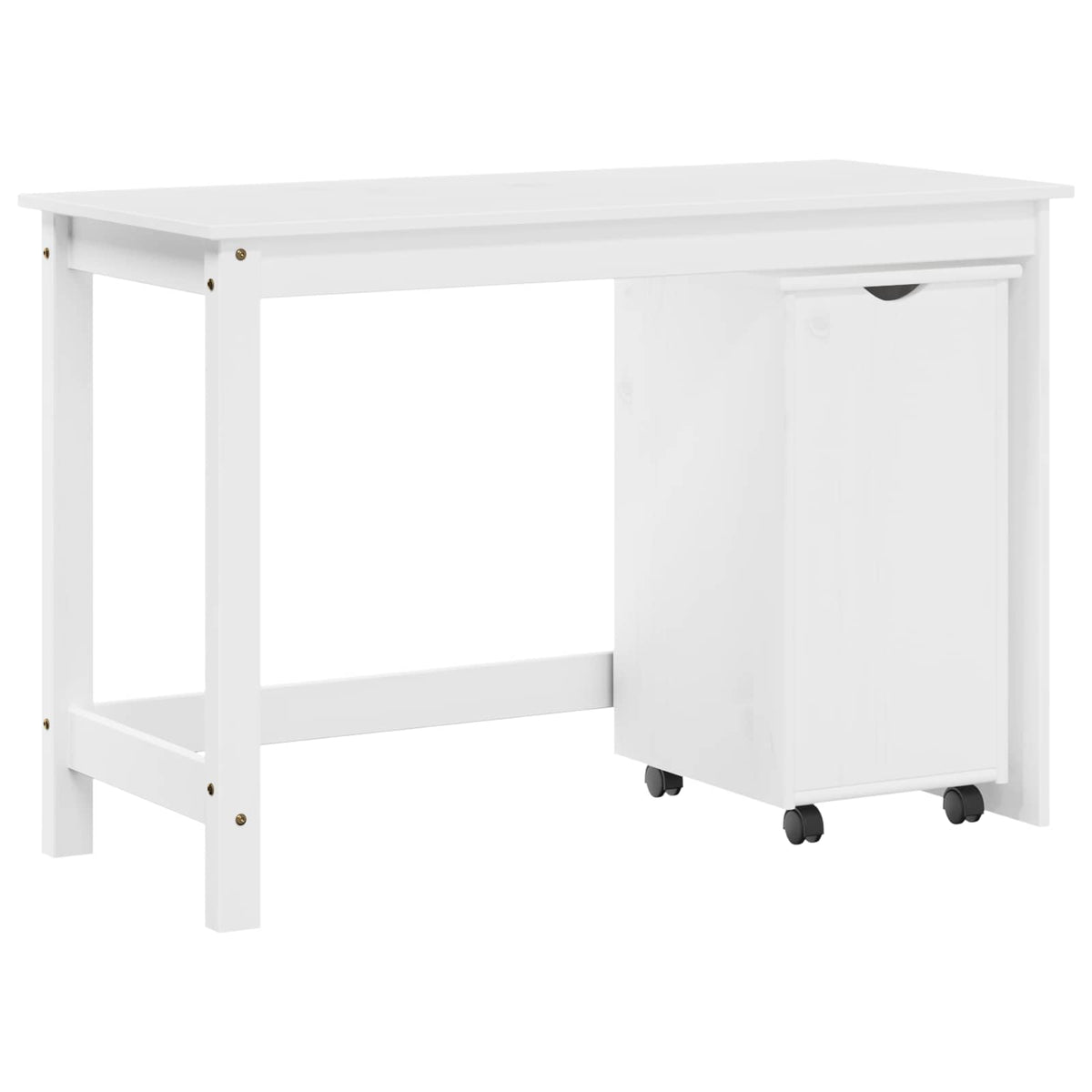 Desk Cabinet Set MOSS 2 pcs 112 x 50 x 75 cm White