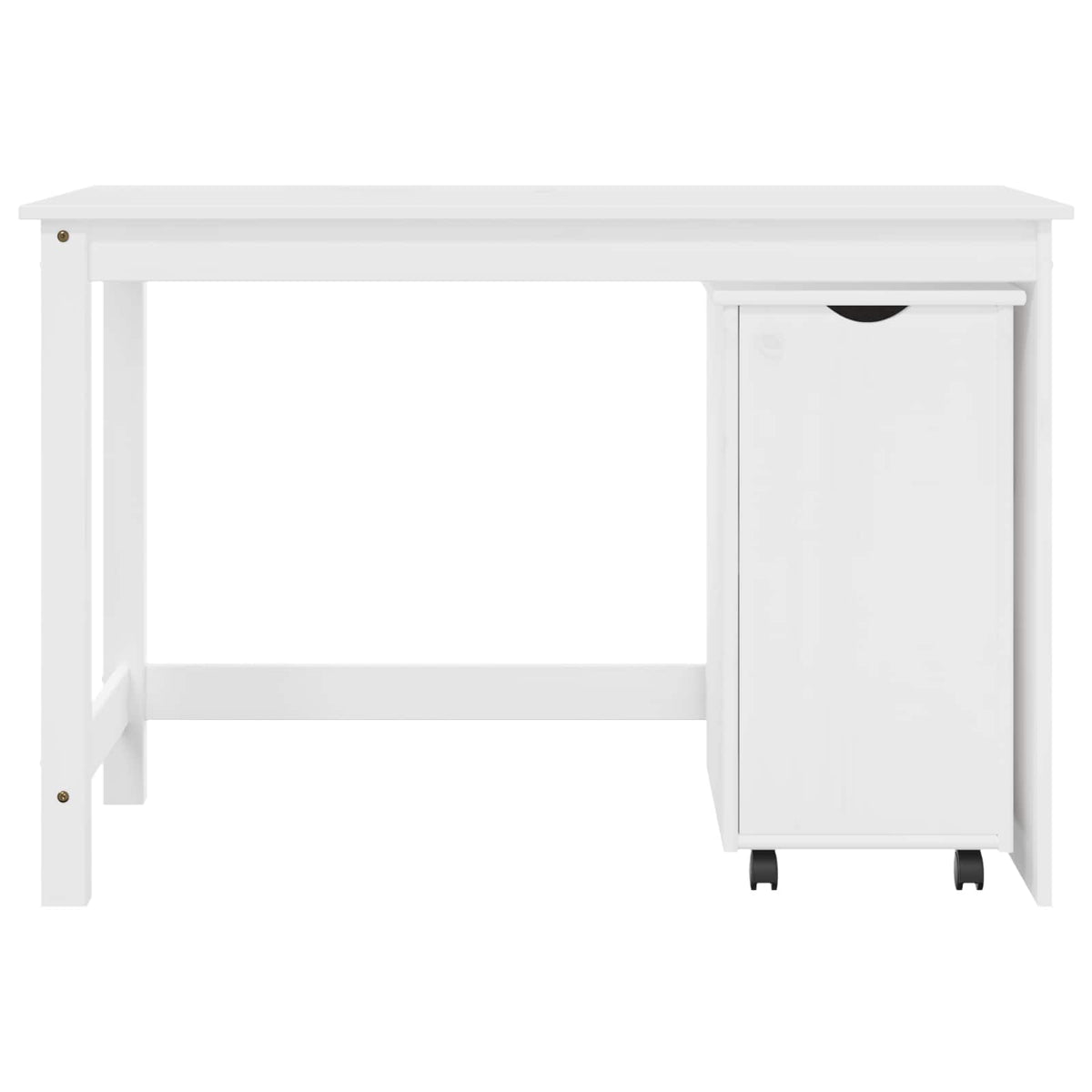 Desk Cabinet Set MOSS 2 pcs 112 x 50 x 75 cm White