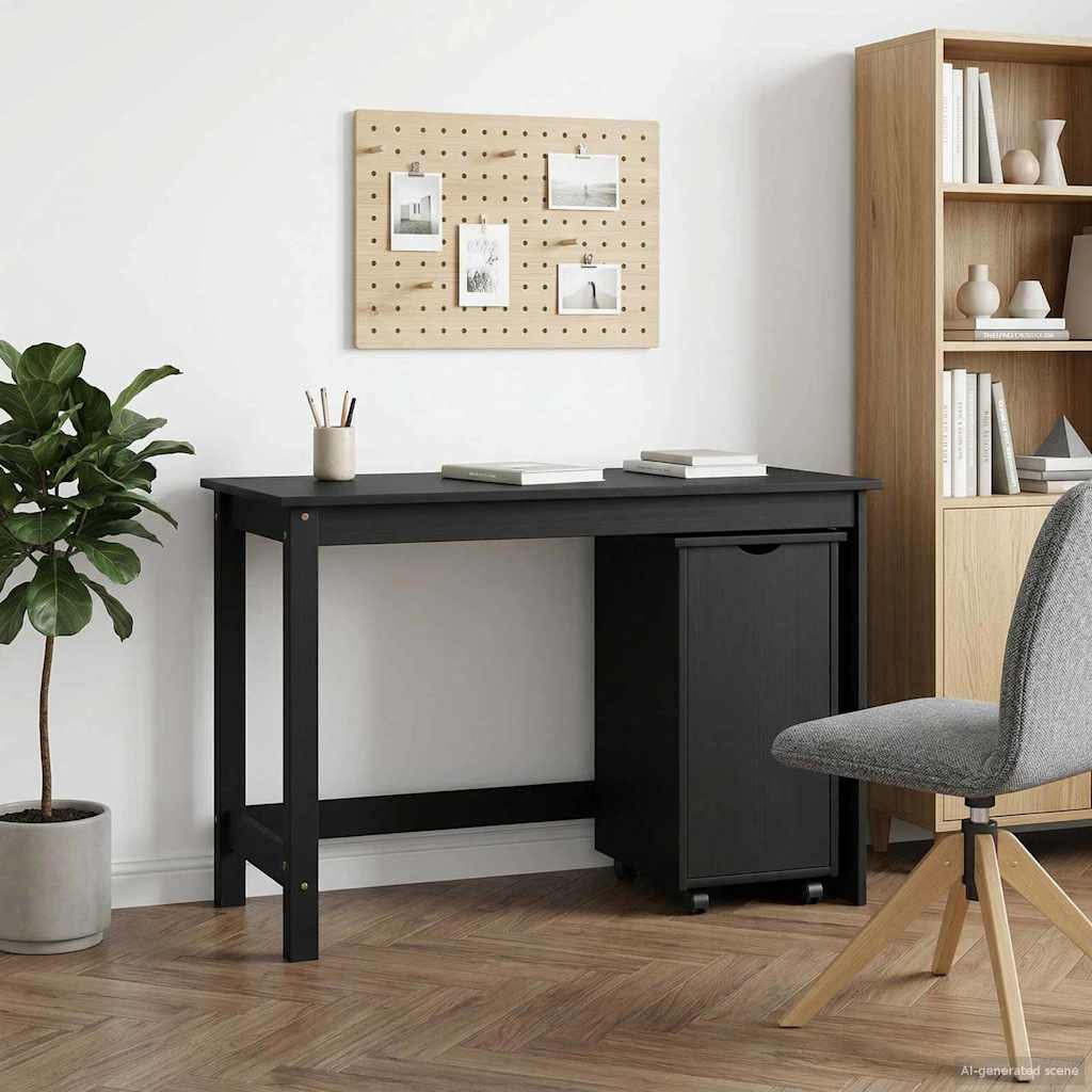 Desk Cabinet Set MOSS 2 pcs 112 x 50 x 75 cm Grey