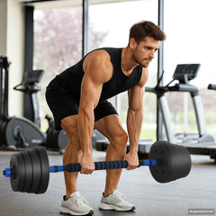 vidaXL 2-in-1 Dumbbell Barbell