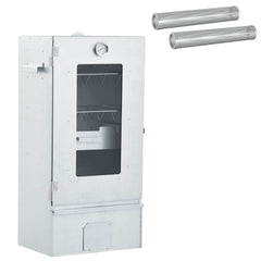 vidaXL Cold Smoker with Smoker Tube 44.5 x 29 x 83 cm Galvanised steel 1