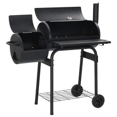 vidaXL Outdoor Grill 103 x 60 x 113 cm Steel Black 4