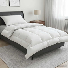 vidaXL Duvet and Pillow Set 2 pcs 137x200 cm 4 Seasons 300 GSM Wool 1
