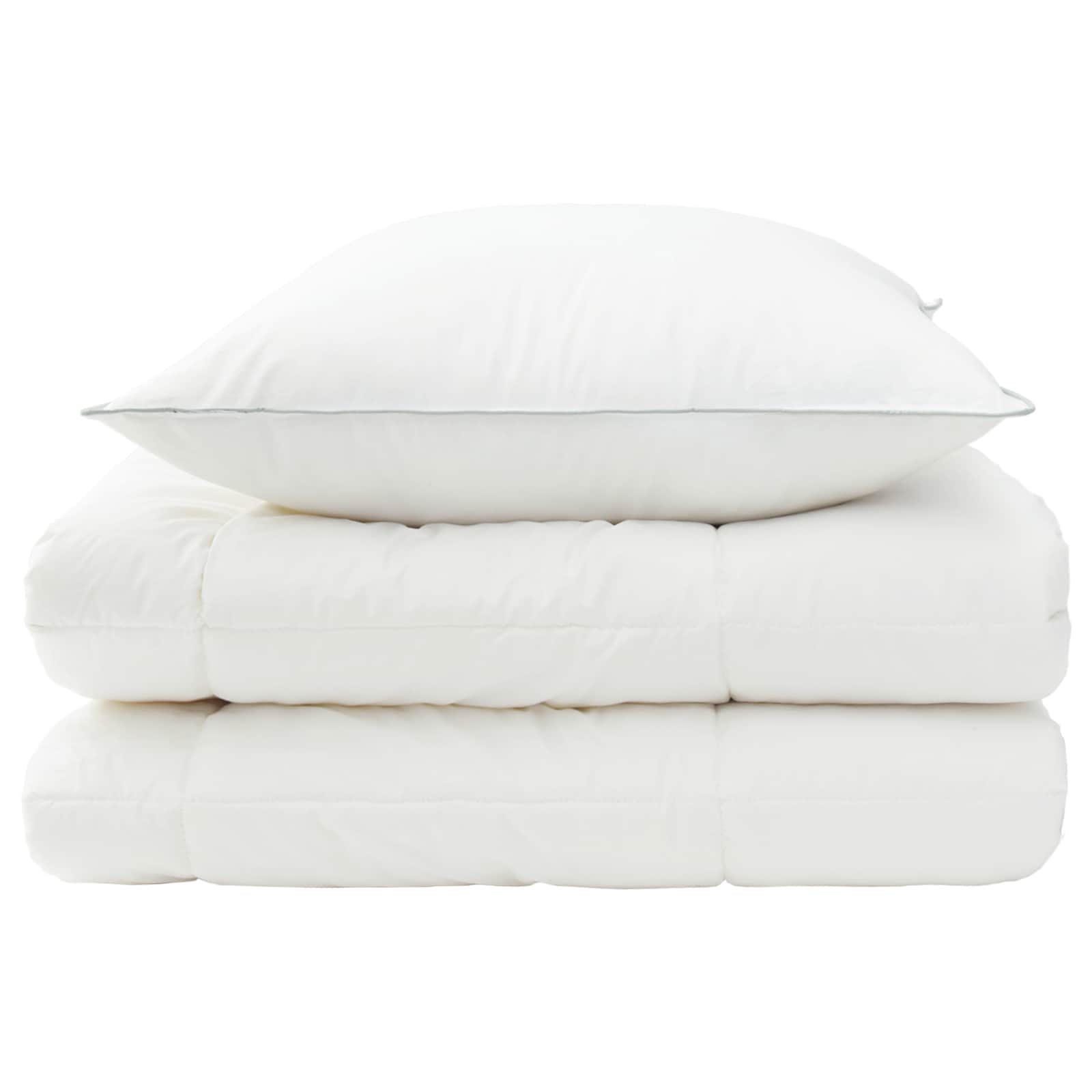 vidaXL Duvet and Pillow Set 2 pcs 155x200 cm 4 Seasons 300 GSM Wool 6