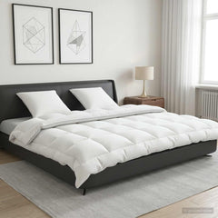 Duvet and Pillow Set 3 pcs 220x240 cm 4 Seasons 220 GSM Wool 40 x 40 cm