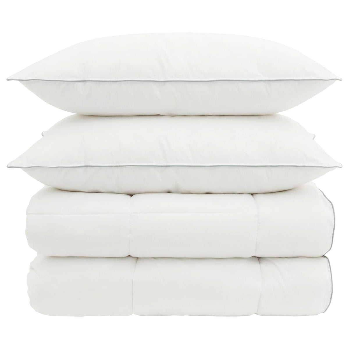 Duvet and Pillow Set 3 pcs 220x240 cm 4 Seasons 140+220 GSM 40 x 80 cm