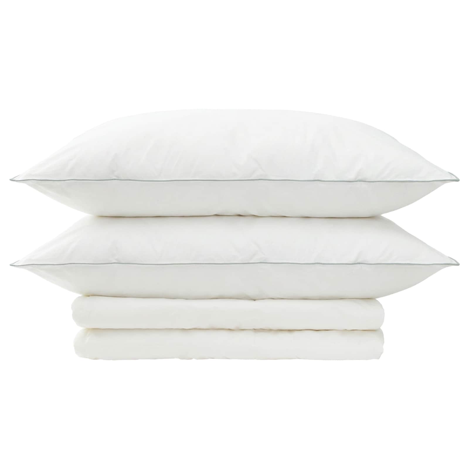 vidaXL Duvet and Pillow Set 3 pcs 155x220 cm Summer 200 GSM Wool White 6
