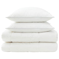 vidaXL Duvet and Pillow Set 3 pcs 135 x 220 cm 4 Seasons 300 GSM Wool 6