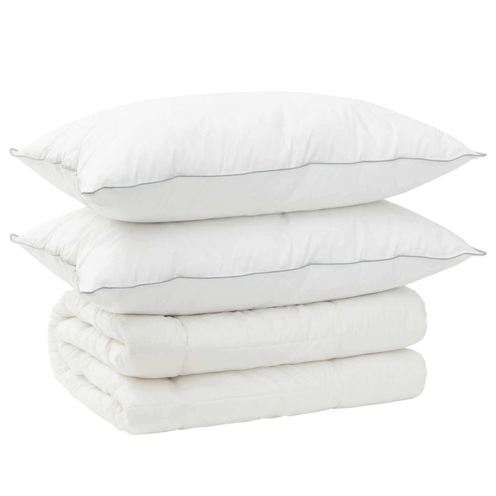 vidaXL Duvet and Pillow Set 3 pcs 140 x 220 cm 4 Seasons 300 GSM Wool 2
