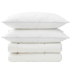 vidaXL Duvet and Pillow Set 3 pcs 140 x 220 cm 4 Seasons 300 GSM Wool 6