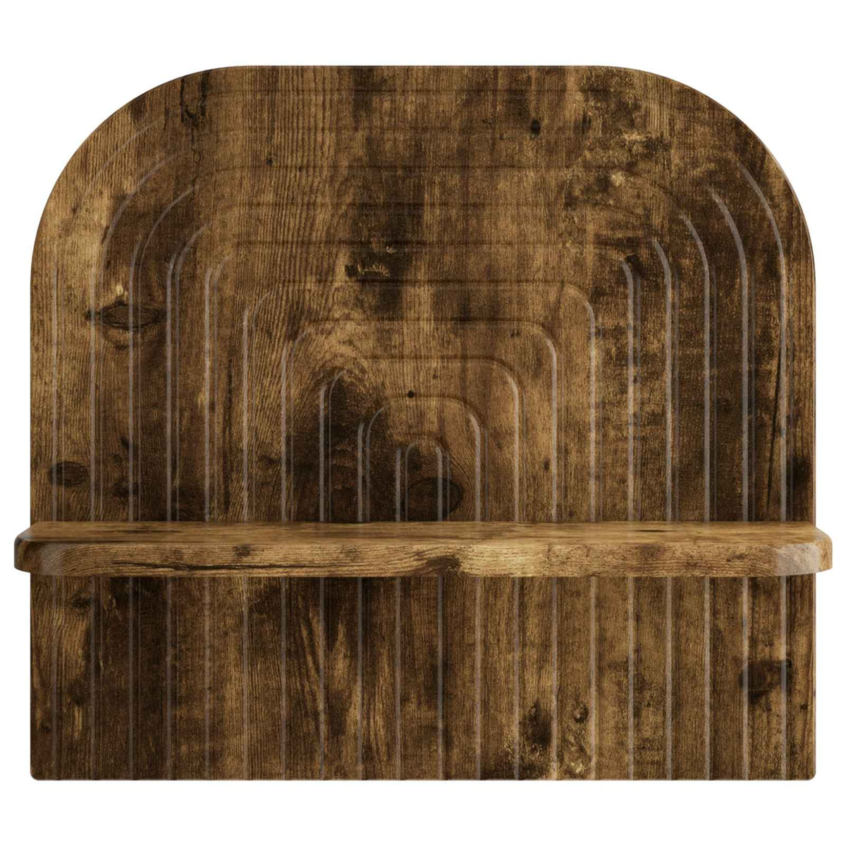 vidaXL Wall Shelf 2 pcs Smoked Oak 41 x 13.5 x 37.5 cm Engineered Wood 4