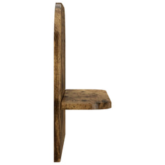 vidaXL Wall Shelf 2 pcs Smoked Oak 41 x 13.5 x 37.5 cm Engineered Wood 5