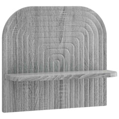vidaXL Wall Shelf 2 pcs Grey Sonoma 41 x 13.5 x 37.5 cm 3