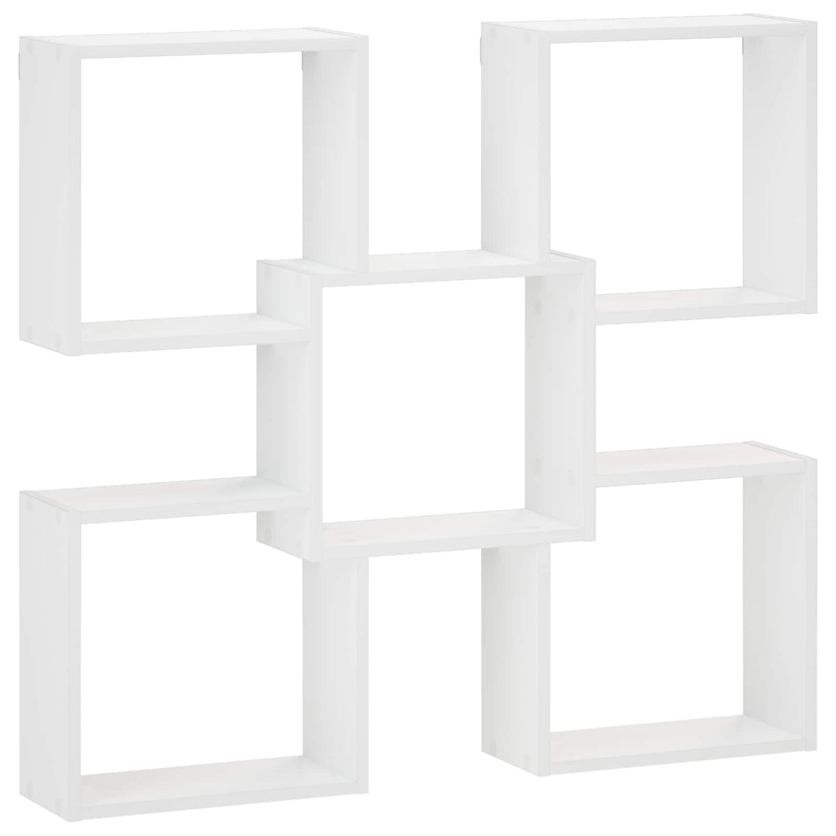 Wall Shelf 99.5 x 17 x 91 cm Engineered Wood White