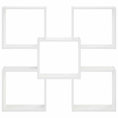 Wall Shelf 99.5 x 17 x 91 cm Engineered Wood White