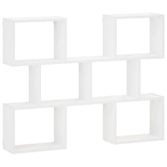 Wall Shelf 103 x 17 x 80 cm Engineered Wood White