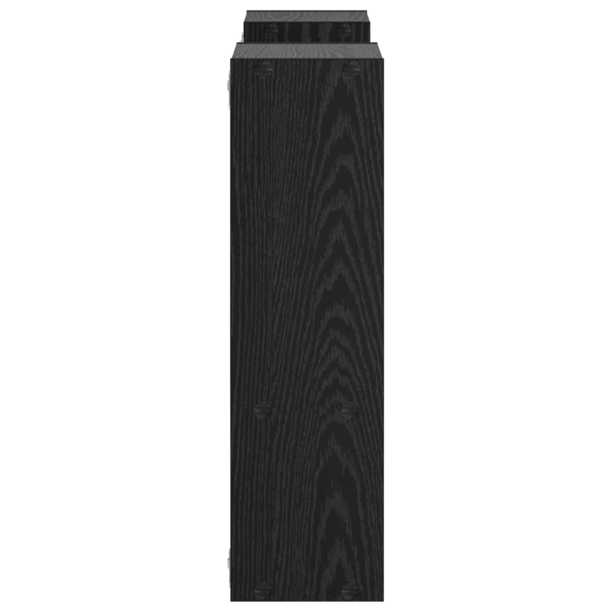 vidaXL Wall Shelf Black 100 x 17 x 60 cm Engineered Wood 4