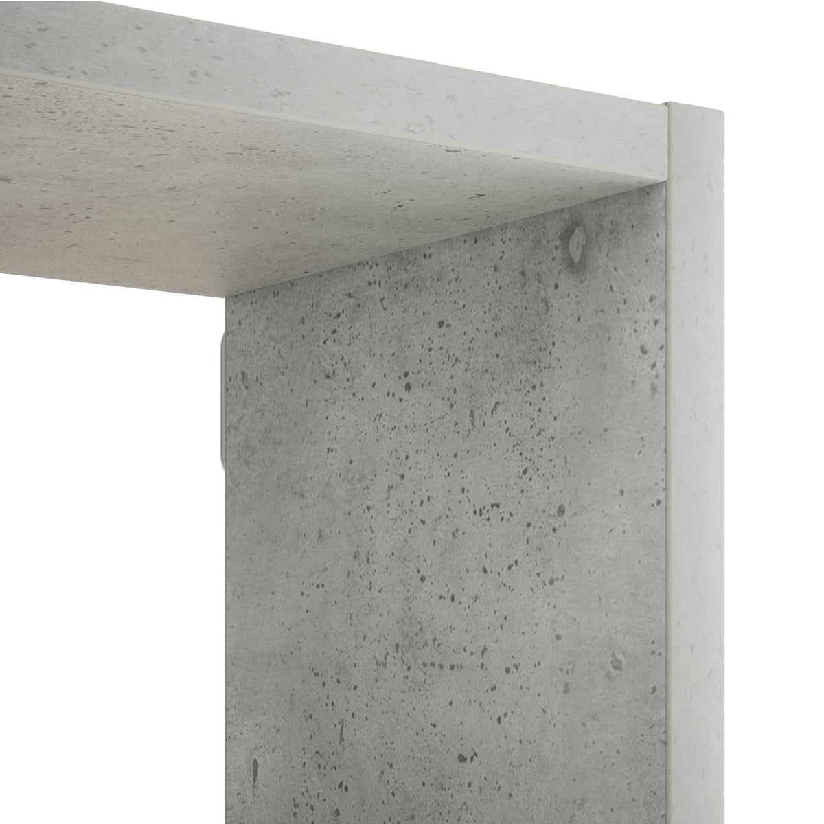 vidaXL Wall Shelf Concrete Grey 100 x 17 x 60 cm Engineered Wood 5