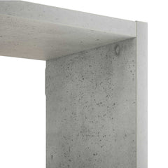 vidaXL Wall Shelf Concrete Grey 100 x 17 x 60 cm Engineered Wood 5