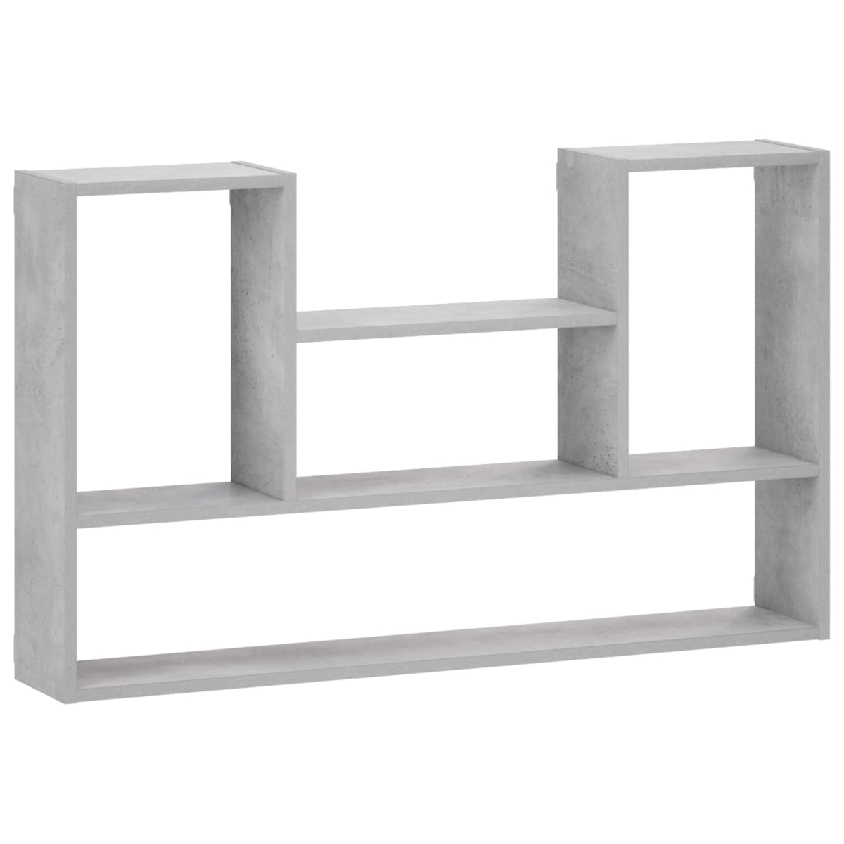 vidaXL Wall Shelf Concrete Grey 100 x 17 x 60 cm Engineered Wood 2