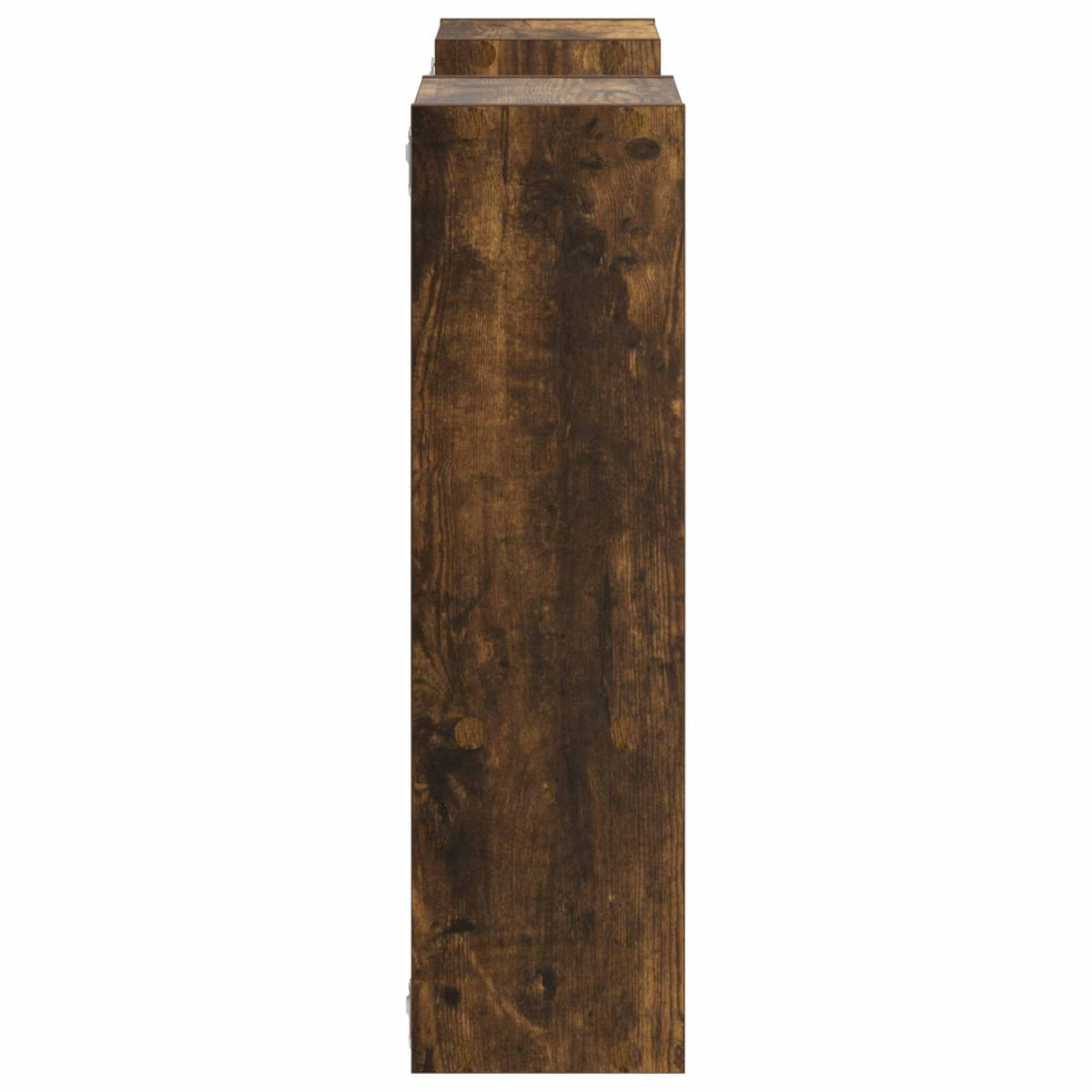 vidaXL Wall Shelf Smoked Oak 100 x 17 x 60 cm Engineered Wood 4