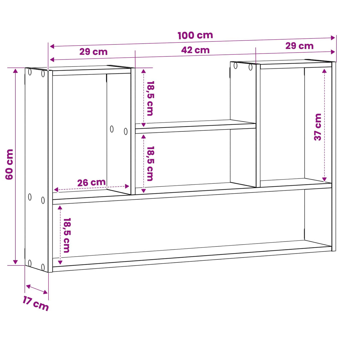Wall Shelf Engineered Wood