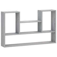 Wall Shelf Grey Sonoma Engineered Wood, image 2