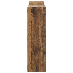vidaXL Wall Shelf Old Wood 100 x 17 x 60 cm Engineered Wood 4