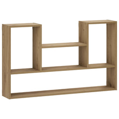 vidaXL Wall Shelf Artisan Oak 100 x 17 x 60 cm Engineered Wood 2