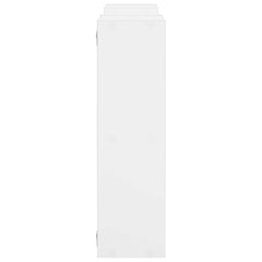 vidaXL Wall Shelf White 102 x 17 x 59 cm Engineered Wood 4