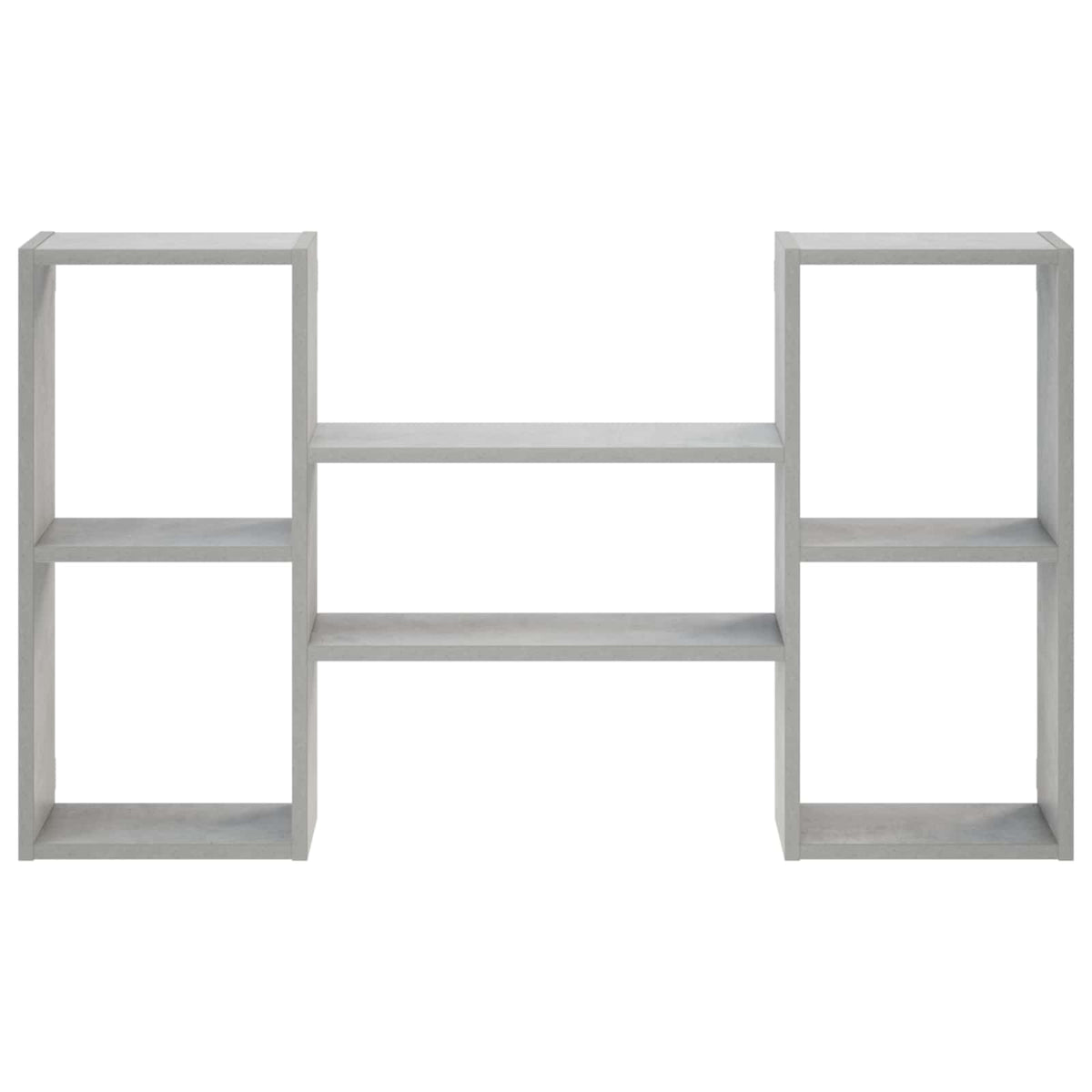 Wall Shelf 102 x 17 x 59 cm Engineered Wood Concrete grey