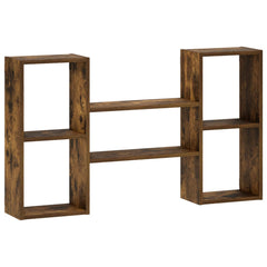 Wall Shelf Smoked Oak Engineered Wood, image 2