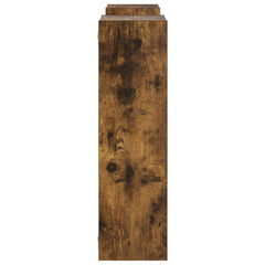 Wall Shelf Smoked Oak Engineered Wood, image 4