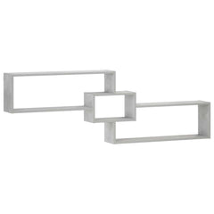 Wall Shelf 158 x 17 x 53 cm Engineered Wood Concrete grey