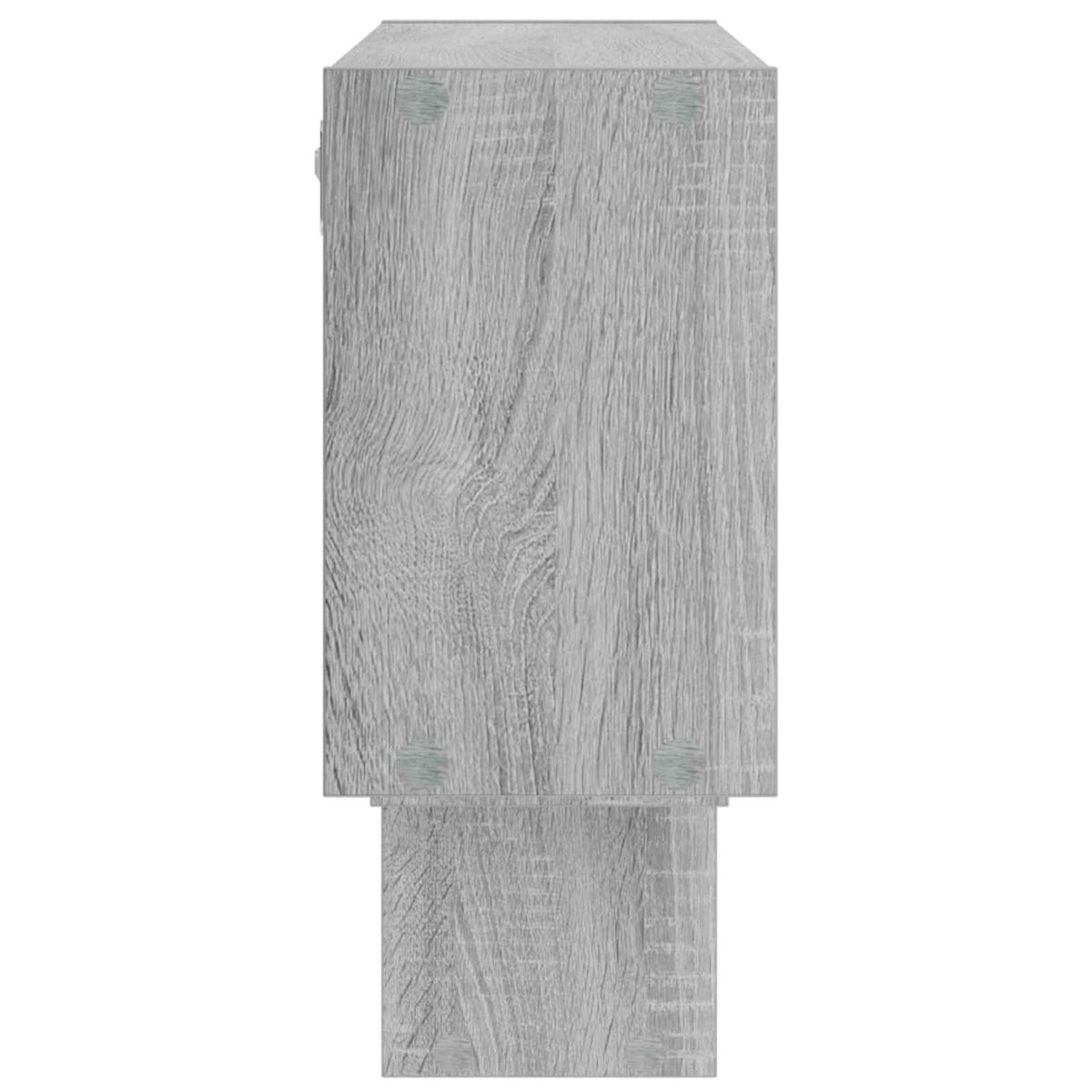 vidaXL Wall Shelf Grey Sonoma 158 x 17 x 53 cm Engineered Wood 4