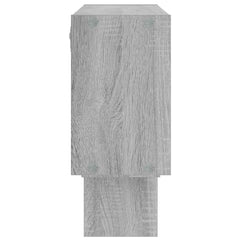 vidaXL Wall Shelf Grey Sonoma 158 x 17 x 53 cm Engineered Wood 4