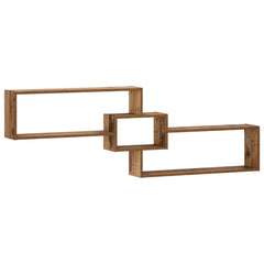 Wall Shelf Old Wood Engineered Wood, image 2