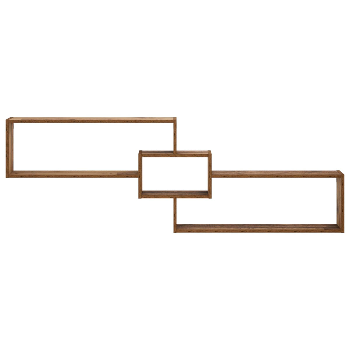 Wall Shelf Old Wood Engineered Wood, image 3