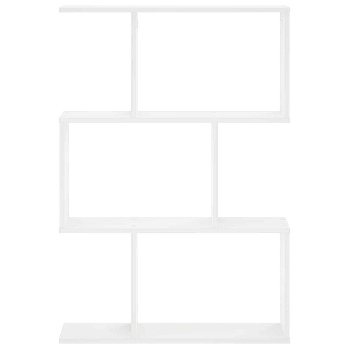 Wall Shelf White Engineered Wood, image 3